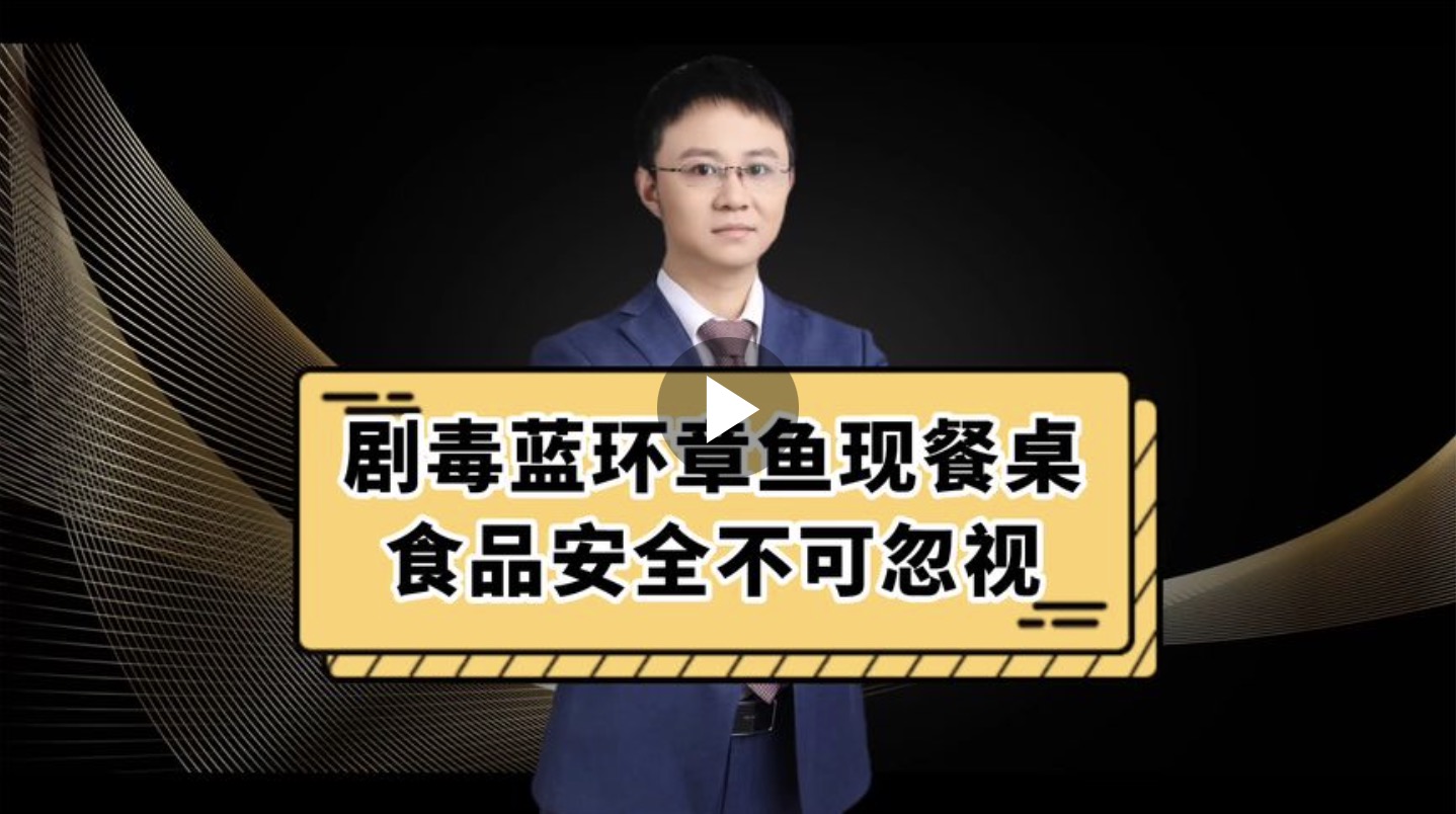 剧毒蓝环章鱼现餐桌食品安全不可忽视