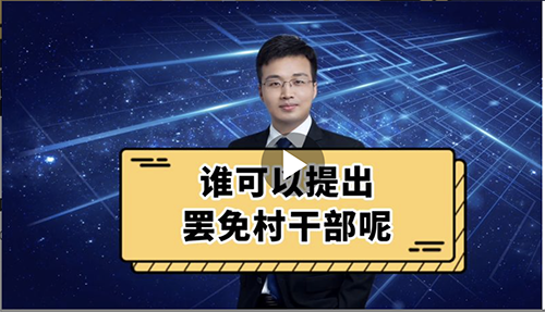 谁可以提出罢免村干部